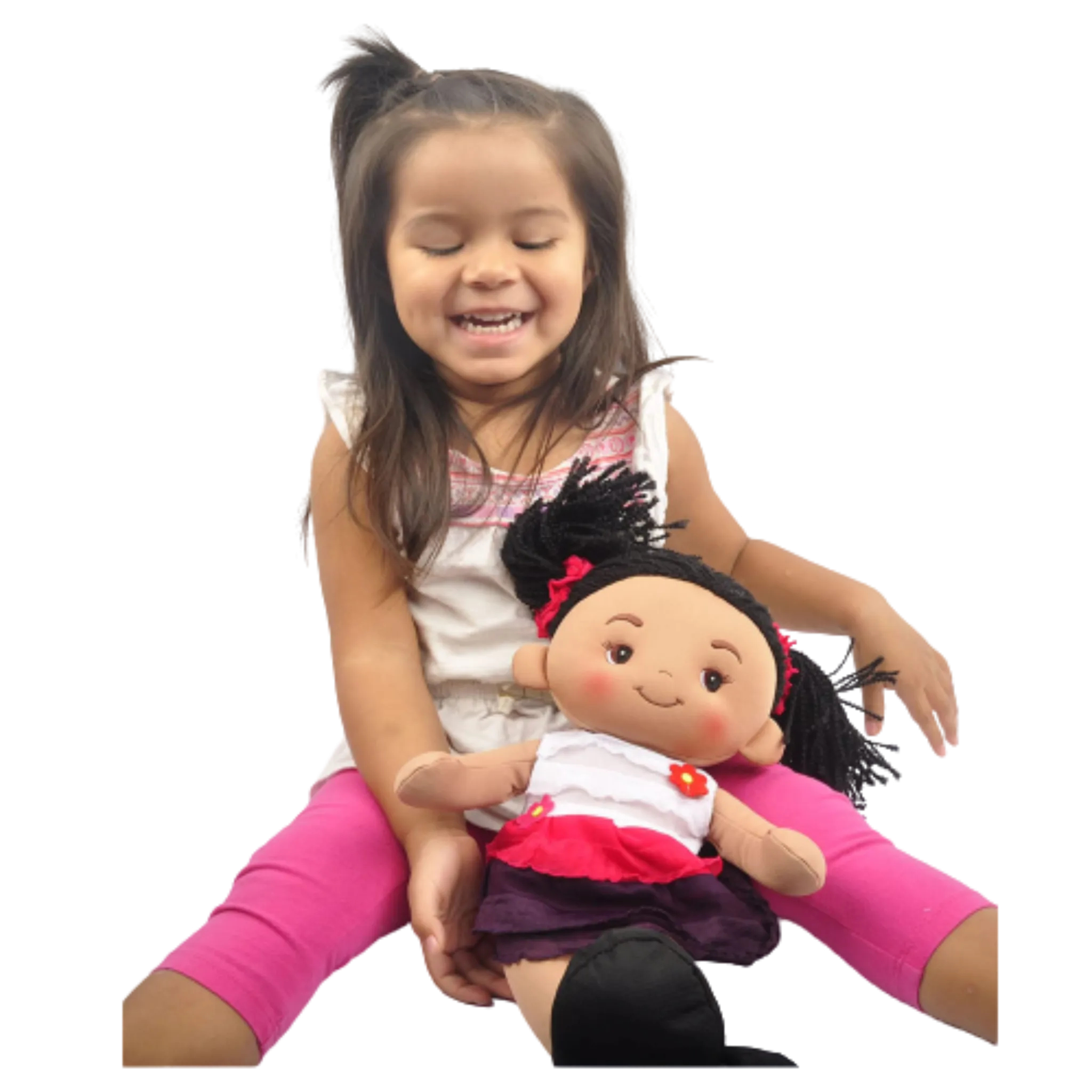 16" Pink Aissa Doll (93701-2)