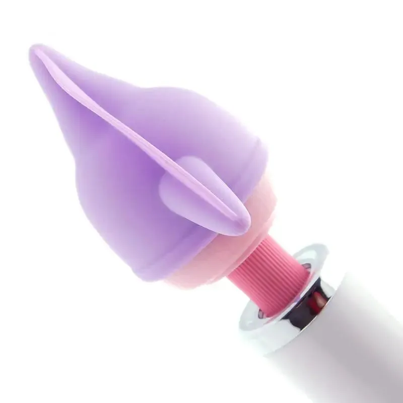 4-inch Wand Essentials Flutter Tip Soft Silicone Wand Attachment