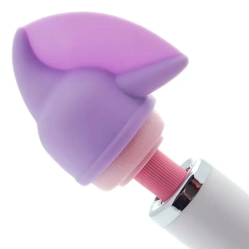 4-inch Wand Essentials Flutter Tip Soft Silicone Wand Attachment