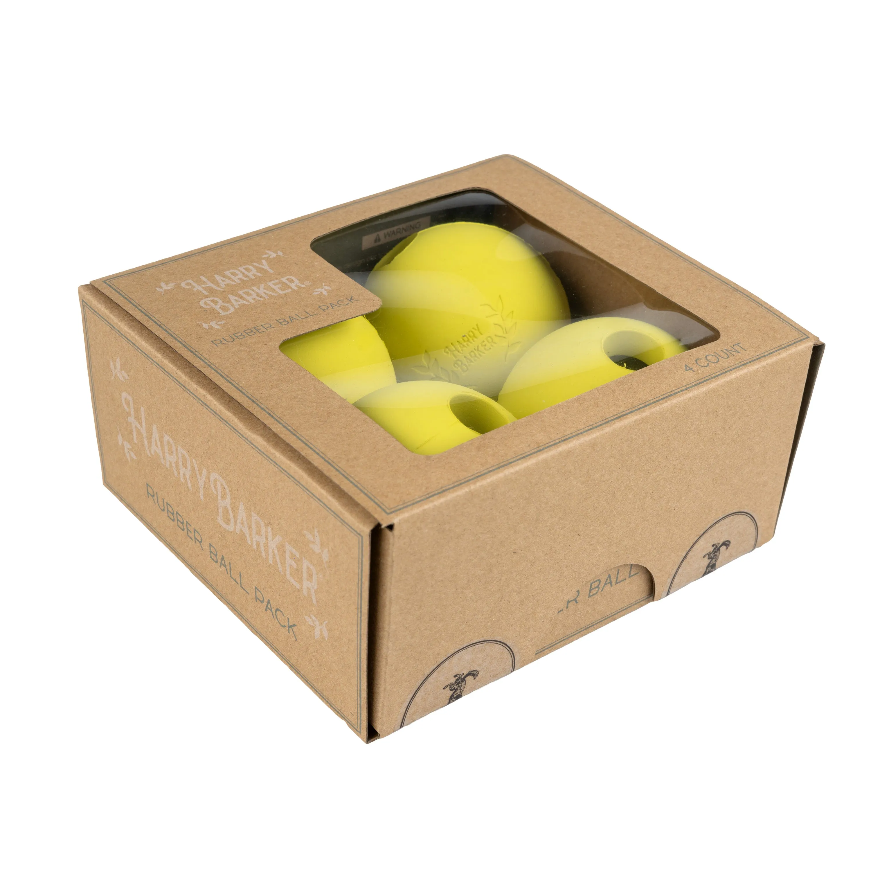 4-Pack Rubber Ball Set - Large