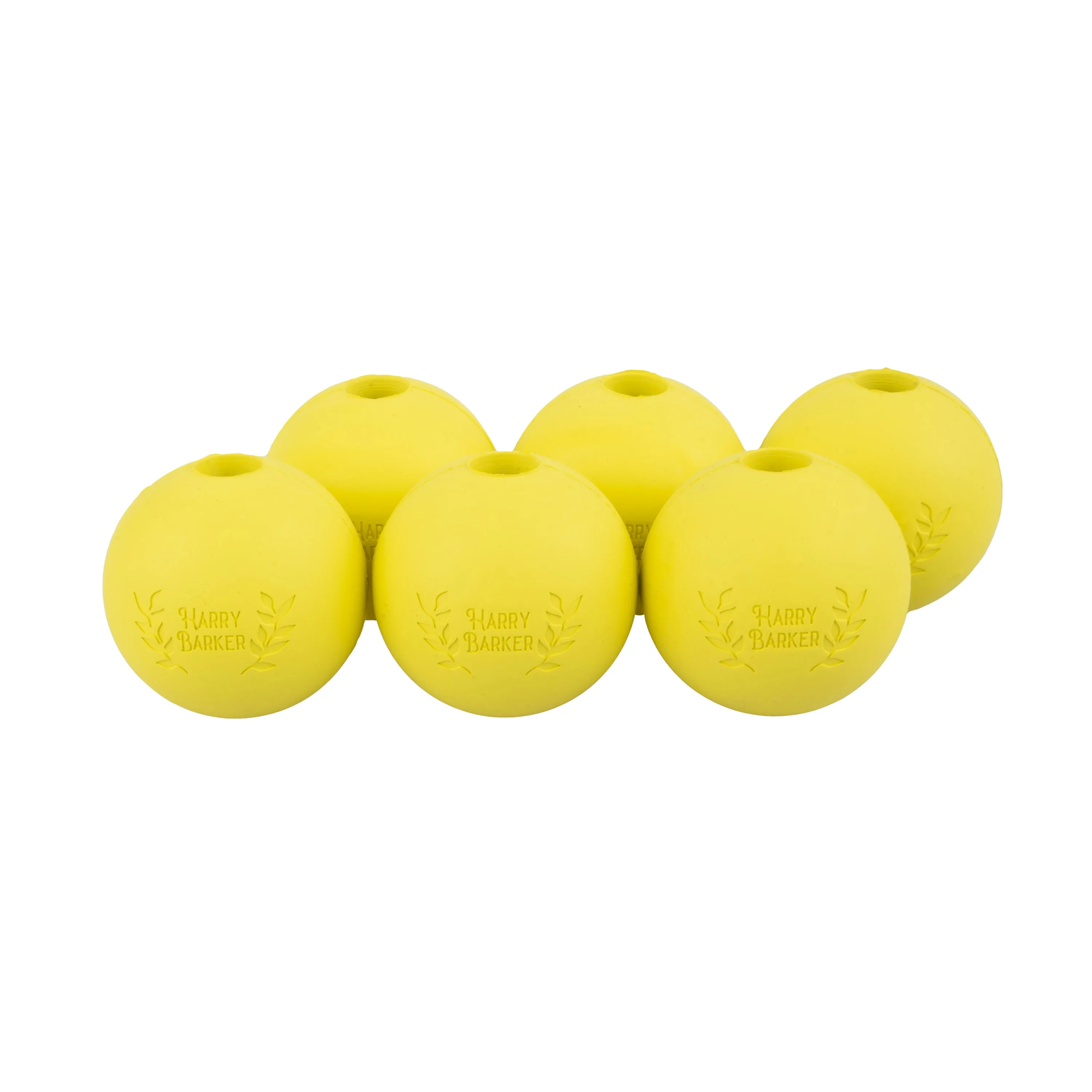 6-Pack Rubber Ball Set - Medium