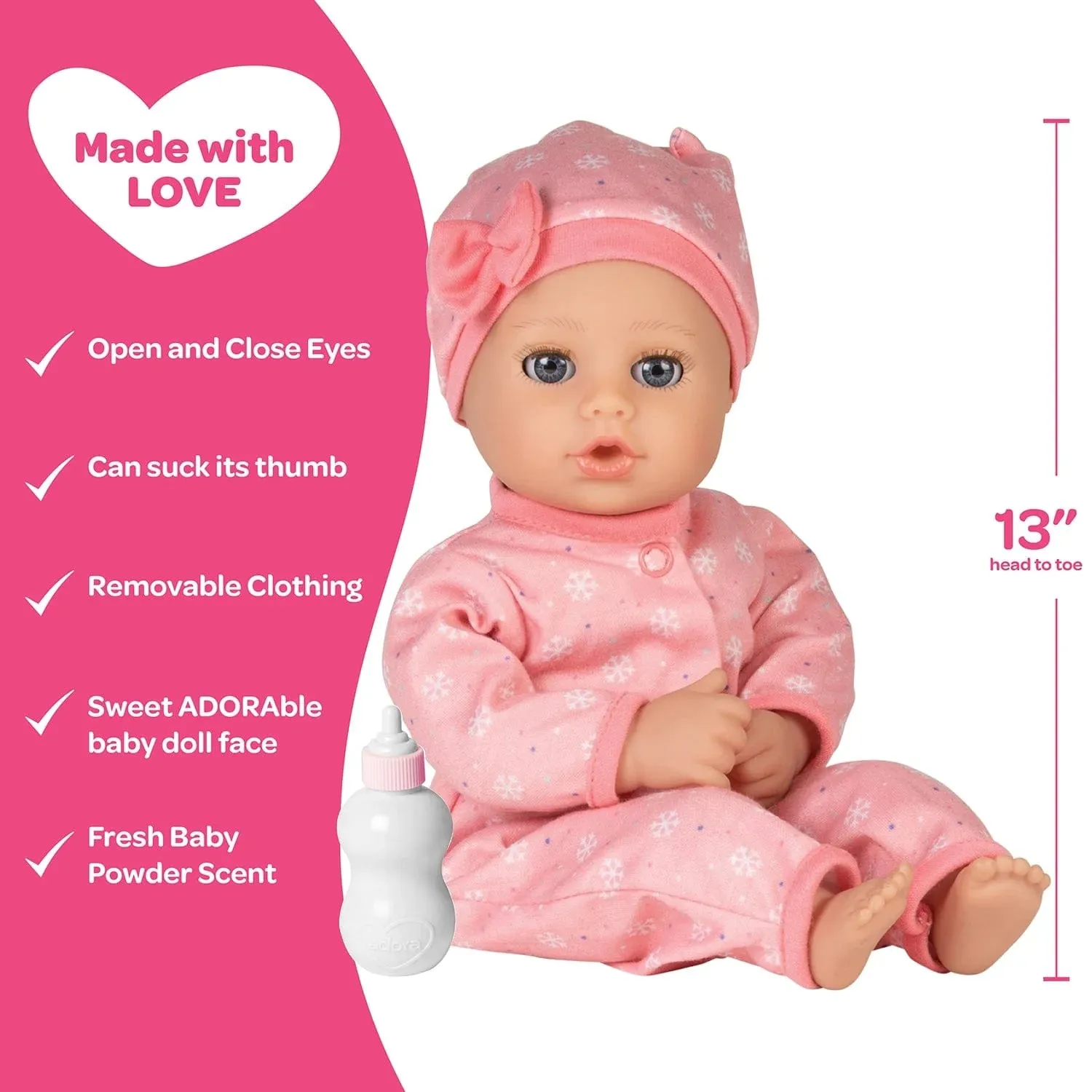 Adora Baby Playtime Cozy Snowflake Doll