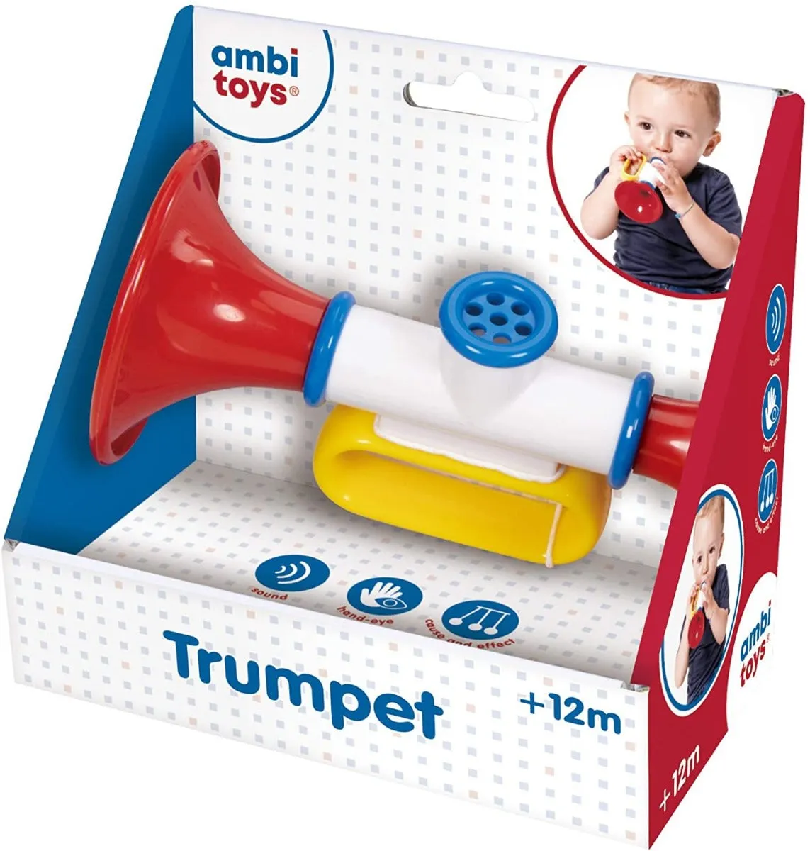 Ambi Toys Trumpet, Musical Baby Toy