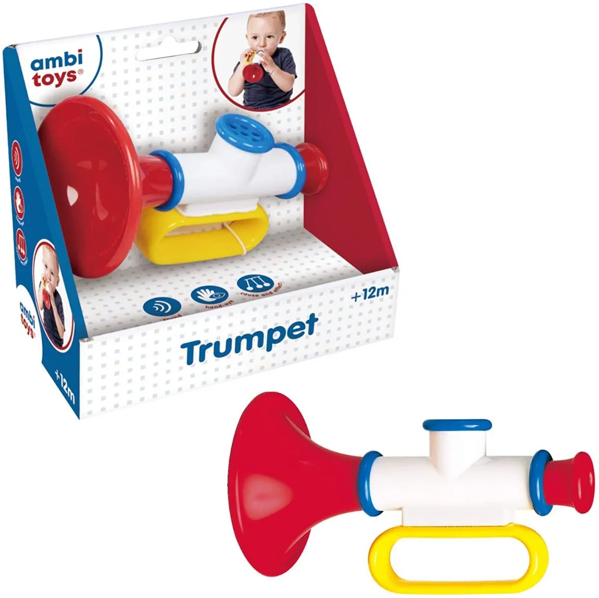 Ambi Toys Trumpet, Musical Baby Toy