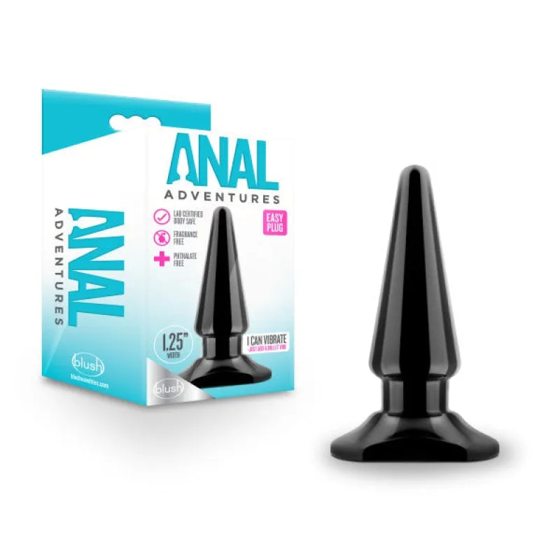 Anal Adventures - Easy Plug - Black