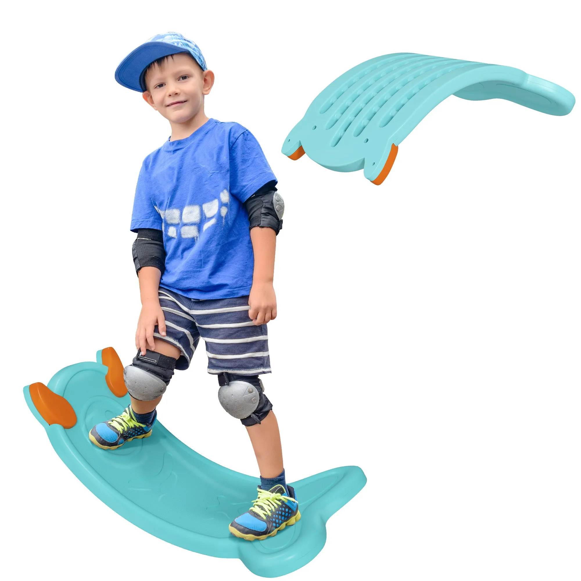 Balance Board for Kids Balance Training & Sensory Play, Light Blue