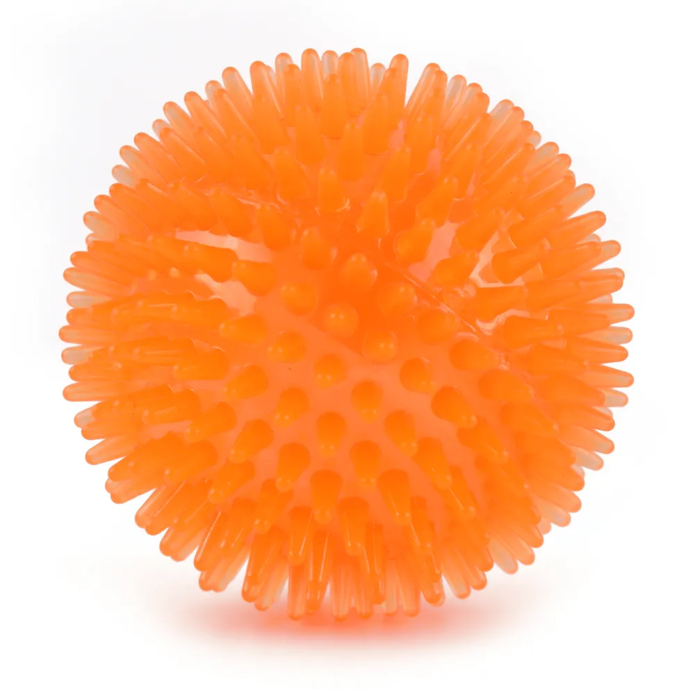 Basil Squeaky Rubber Ball and Treat Dispensing Solid Chew Ball Toys Combo for Dogs