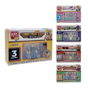 Block Tech Brick 3 Figure Pack