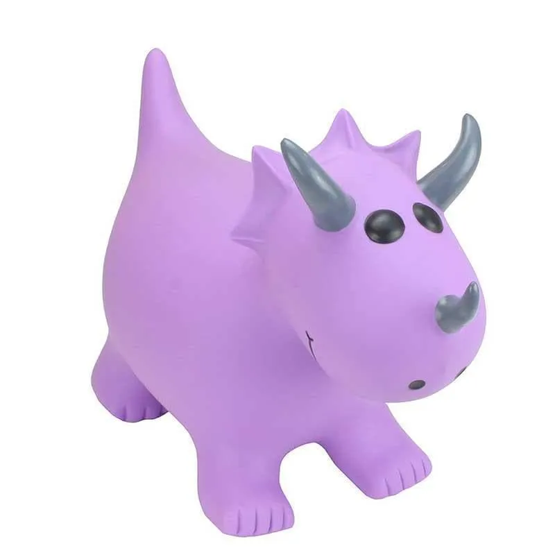 Bouncer - Purple Triceratops