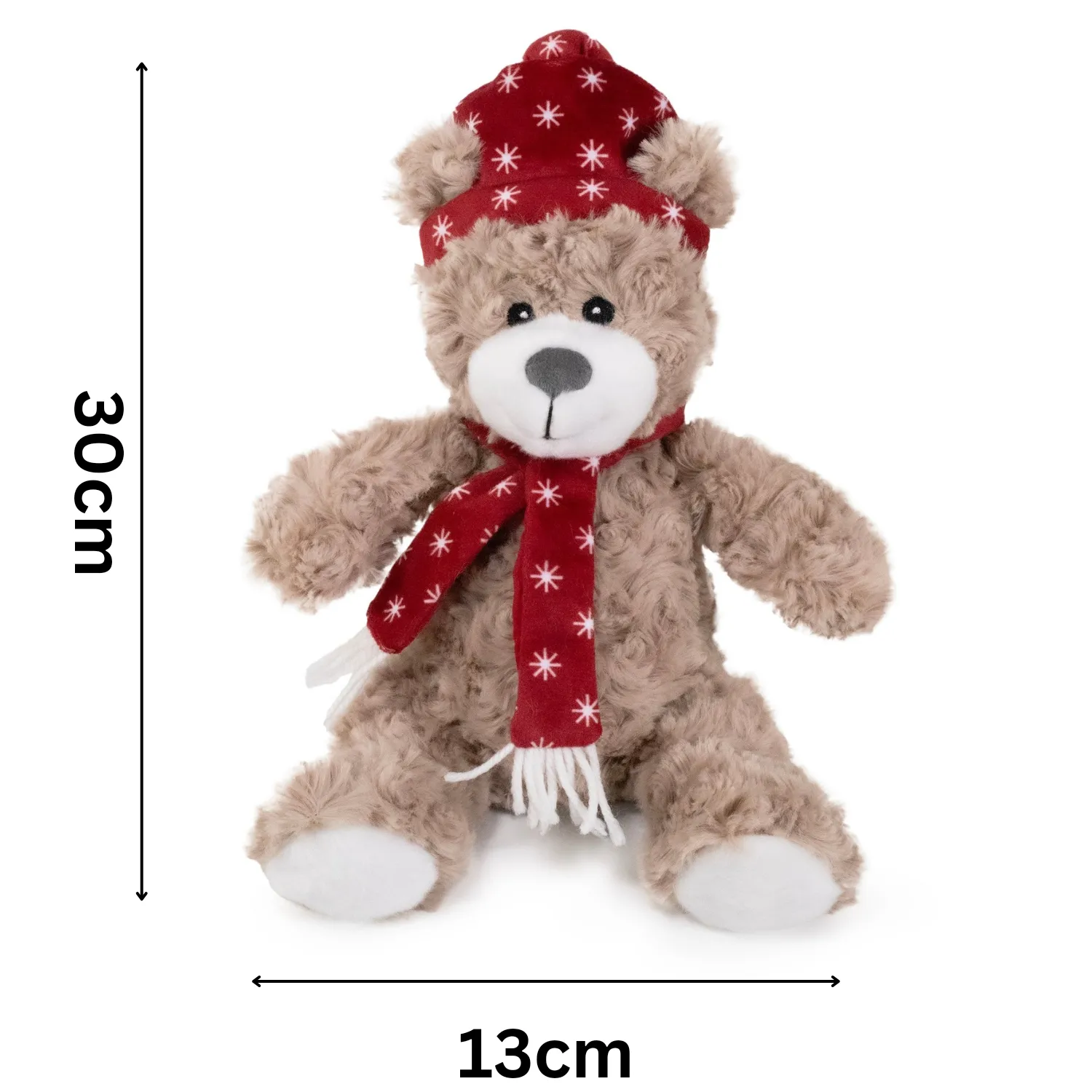 Brie Bear | Christmas Plush Teddy Toy for Dogs by Cupid & Comet