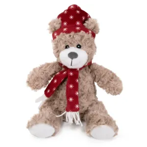 Brie Bear | Christmas Plush Teddy Toy for Dogs by Cupid & Comet