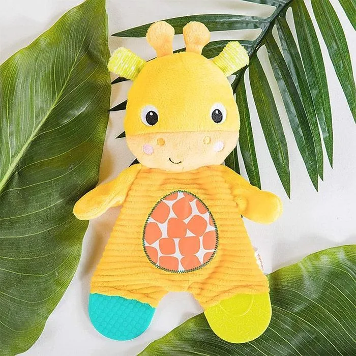 Bright Starts Snuggle & Teethe - Soothing Teether Plush