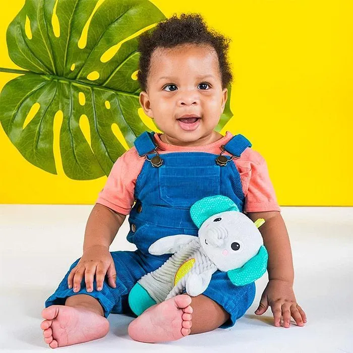 Bright Starts Snuggle & Teethe - Soothing Teether Plush