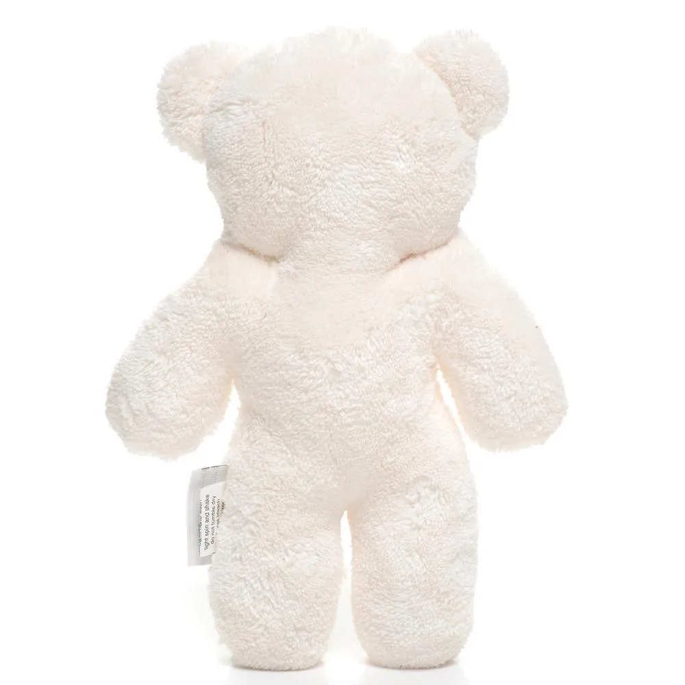 Britt Bear Snuggles Teddy - White