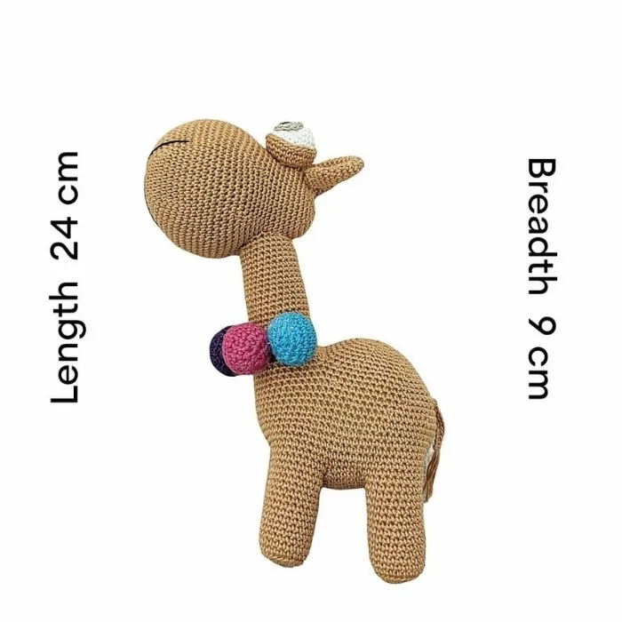 Brown Camel - Handcrafted Amigurumi