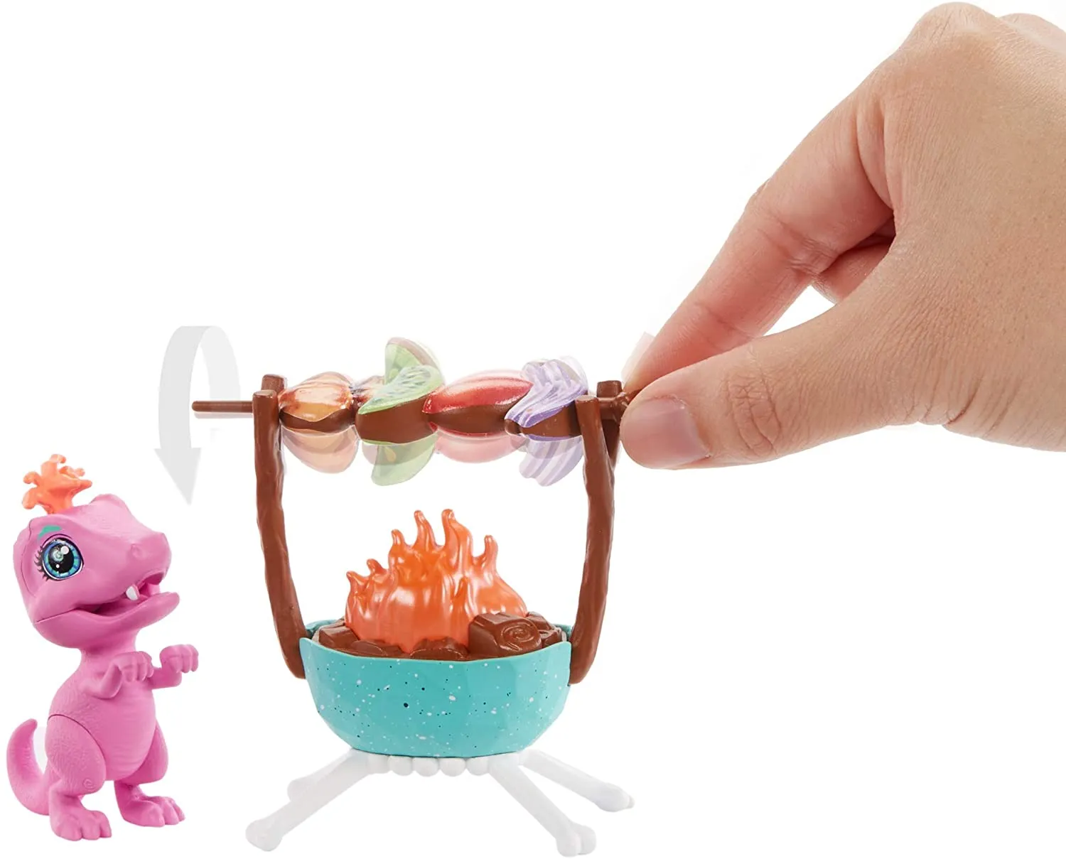 Cave Club Blazin’ BBQ Adventure Playset with Emberly Doll