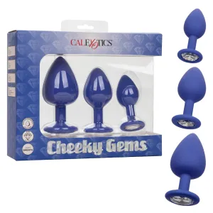 Cheeky Gems 3 pc Plug Set - Purple