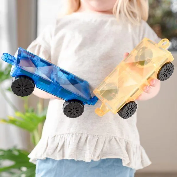 Connetix Tiles Magnetic Building Set 2 Piece Car Pack