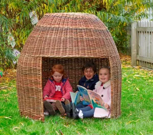 Cosy Outdoor Wicker Group Readers Pod 26566 (Direct Shipping Item)