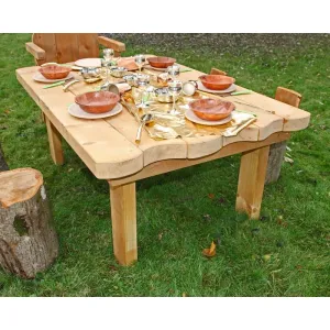 Cosy Rustic Kitchen Work Table (Direct Shipping Item)