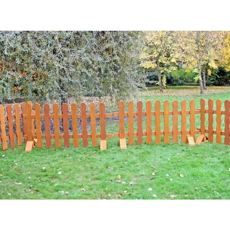 Cosy Rustic-Style Fencing (4pk) 29460 (Direct Shipping Item)