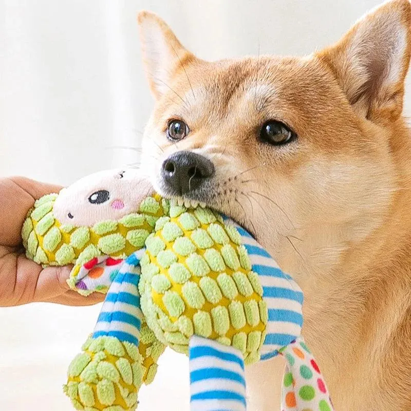 Cute Chew-Resistant Pet Plush Puzzle Toy