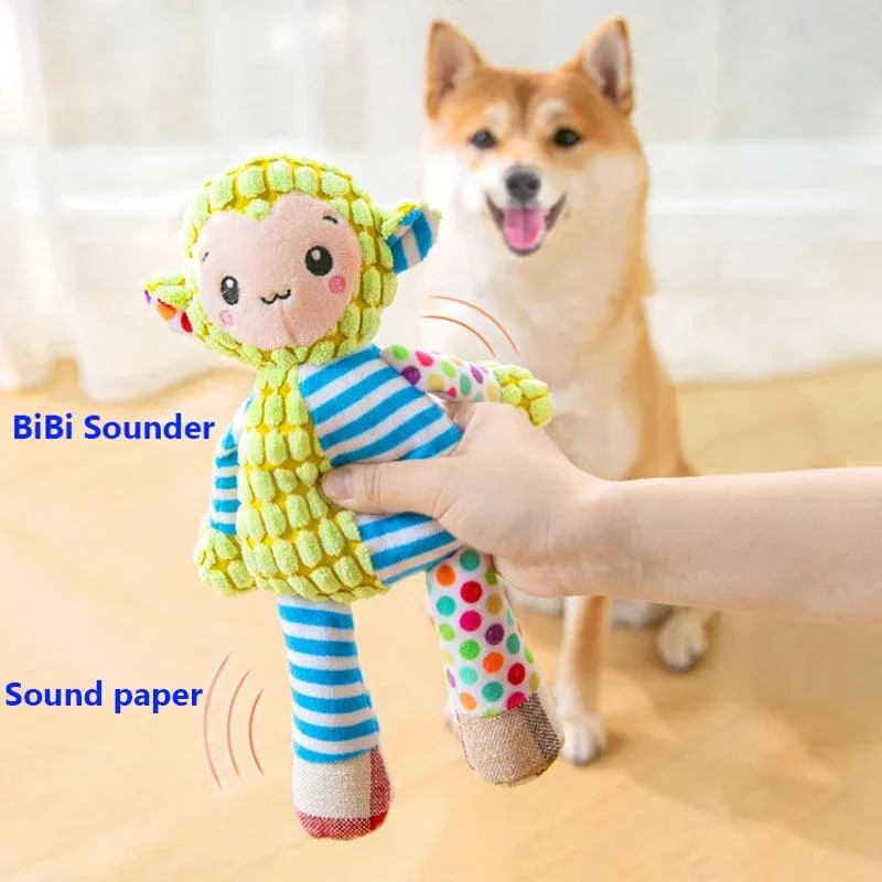 Cute Chew-Resistant Pet Plush Puzzle Toy