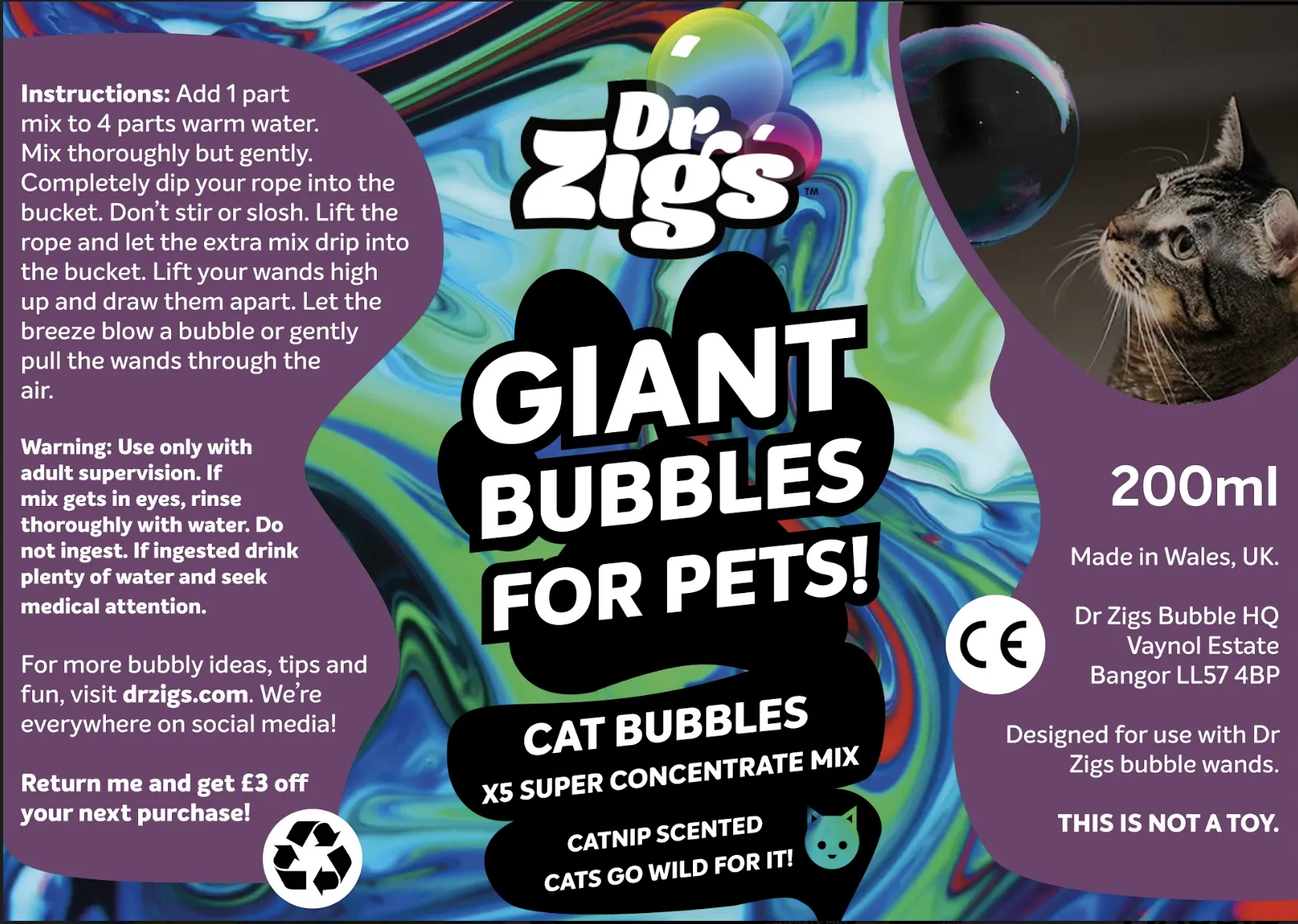 Dr Zigs Pet Bubbles