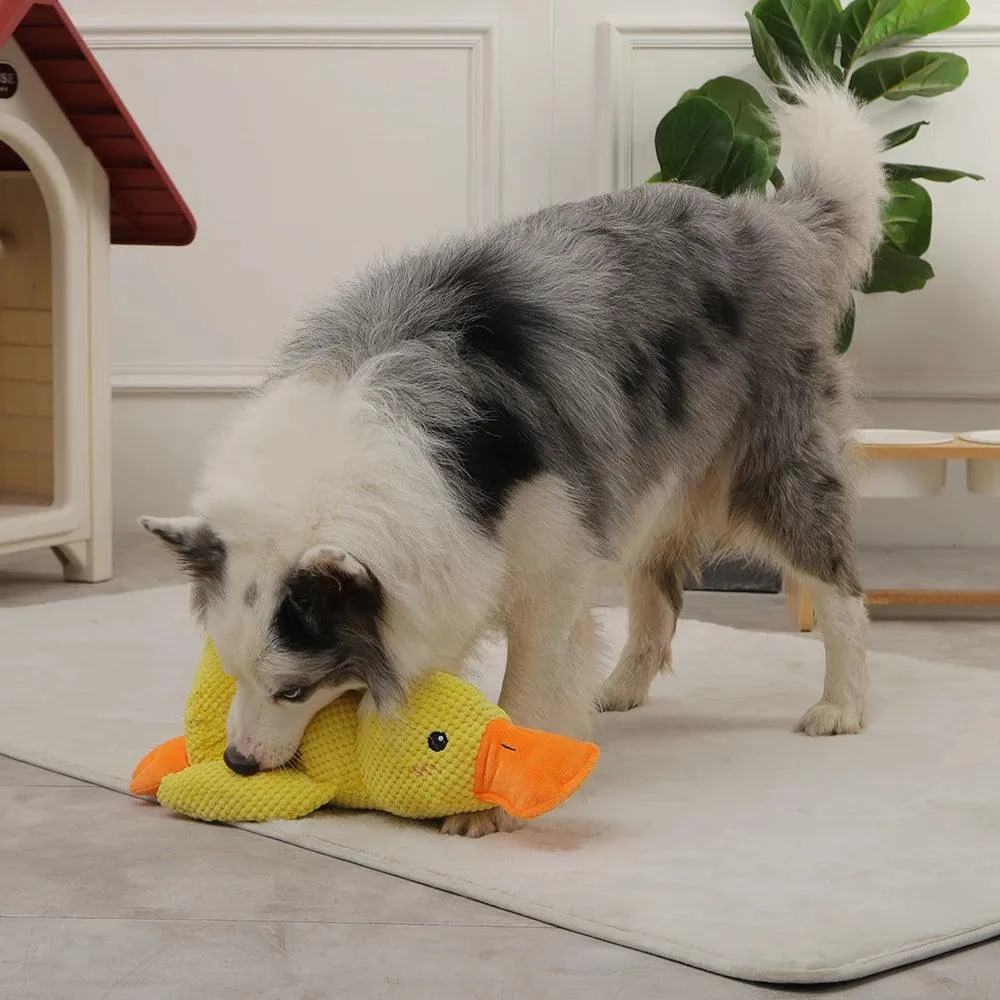 Duck Shape Dog Toy Interactive Chew Training Toy