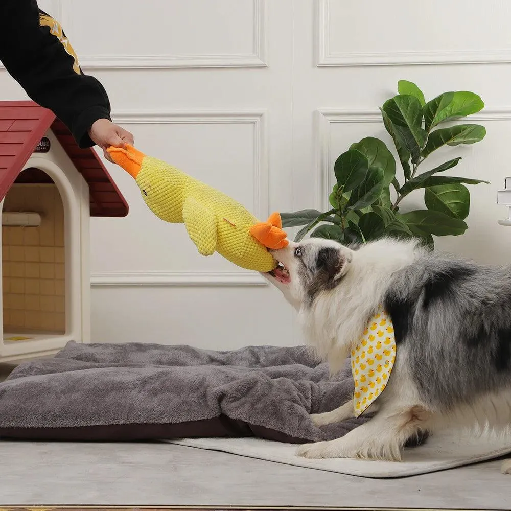 Duck Shape Dog Toy Interactive Chew Training Toy