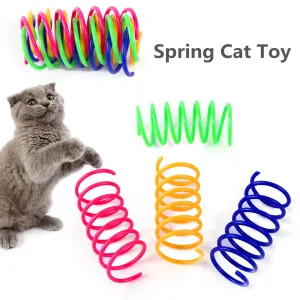 Durable and Colorful Kitten Cat Spring Toys for Endless Fun  Available in 481620 Pcs