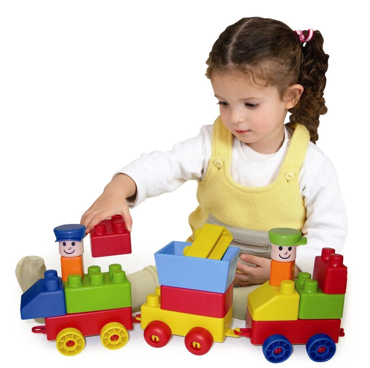 Edushape Train-Themed Building Blocks, 30 Piece