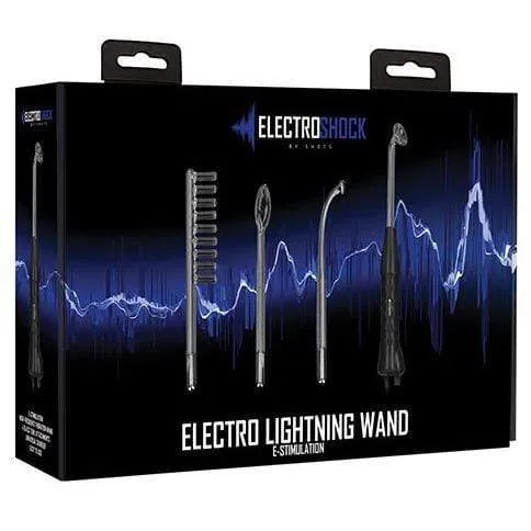 Electro Lightning Wand E-Stimulation Black