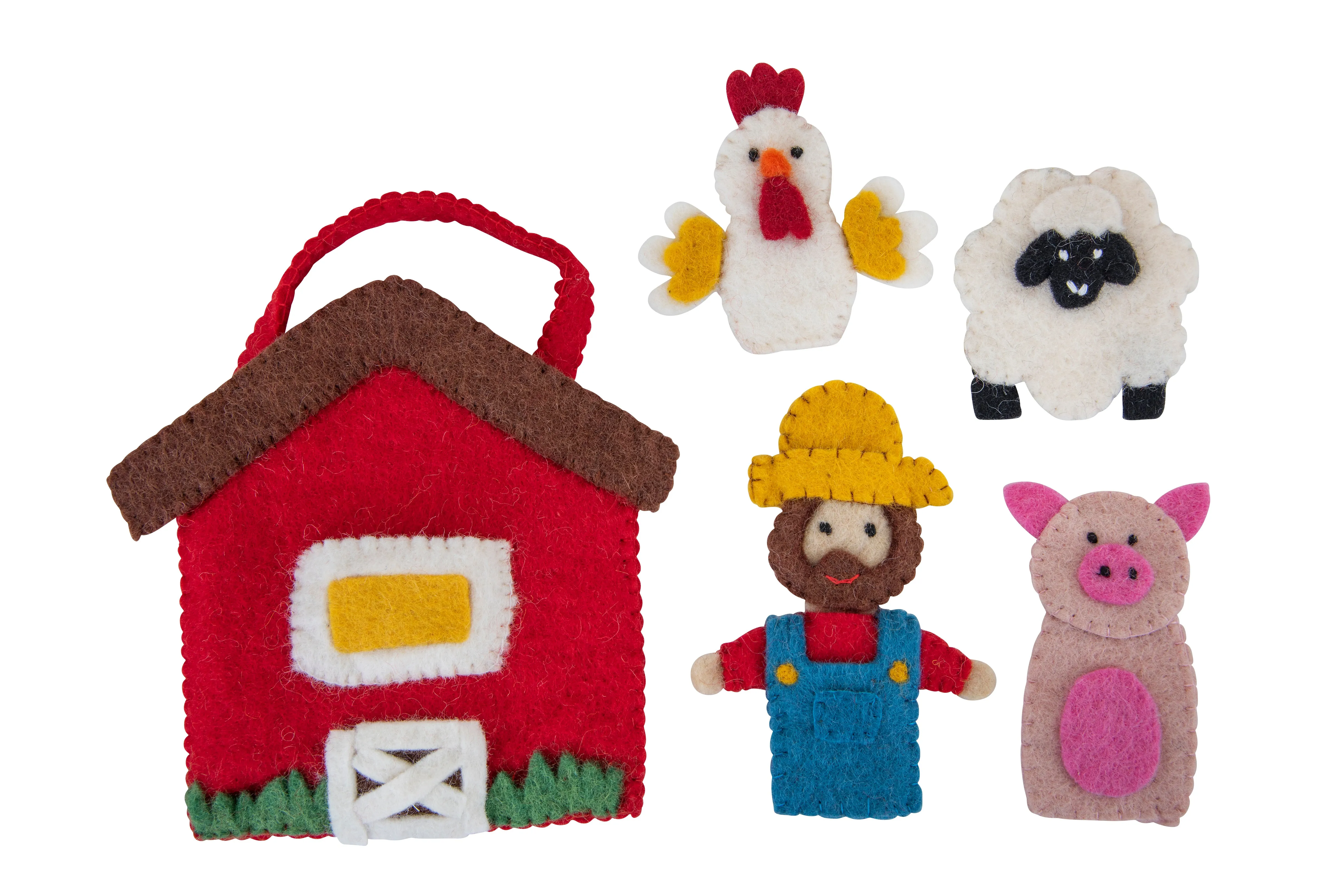 Farmyard Finger Puppet Play Bag