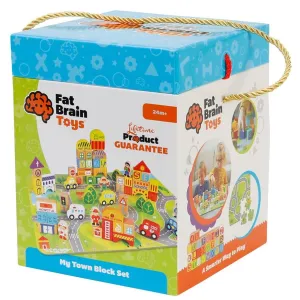 Fat Brain Toys - My Town Block Set