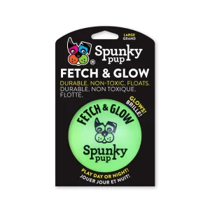 Fetch and Glow Ball -Spunky Pup- Large