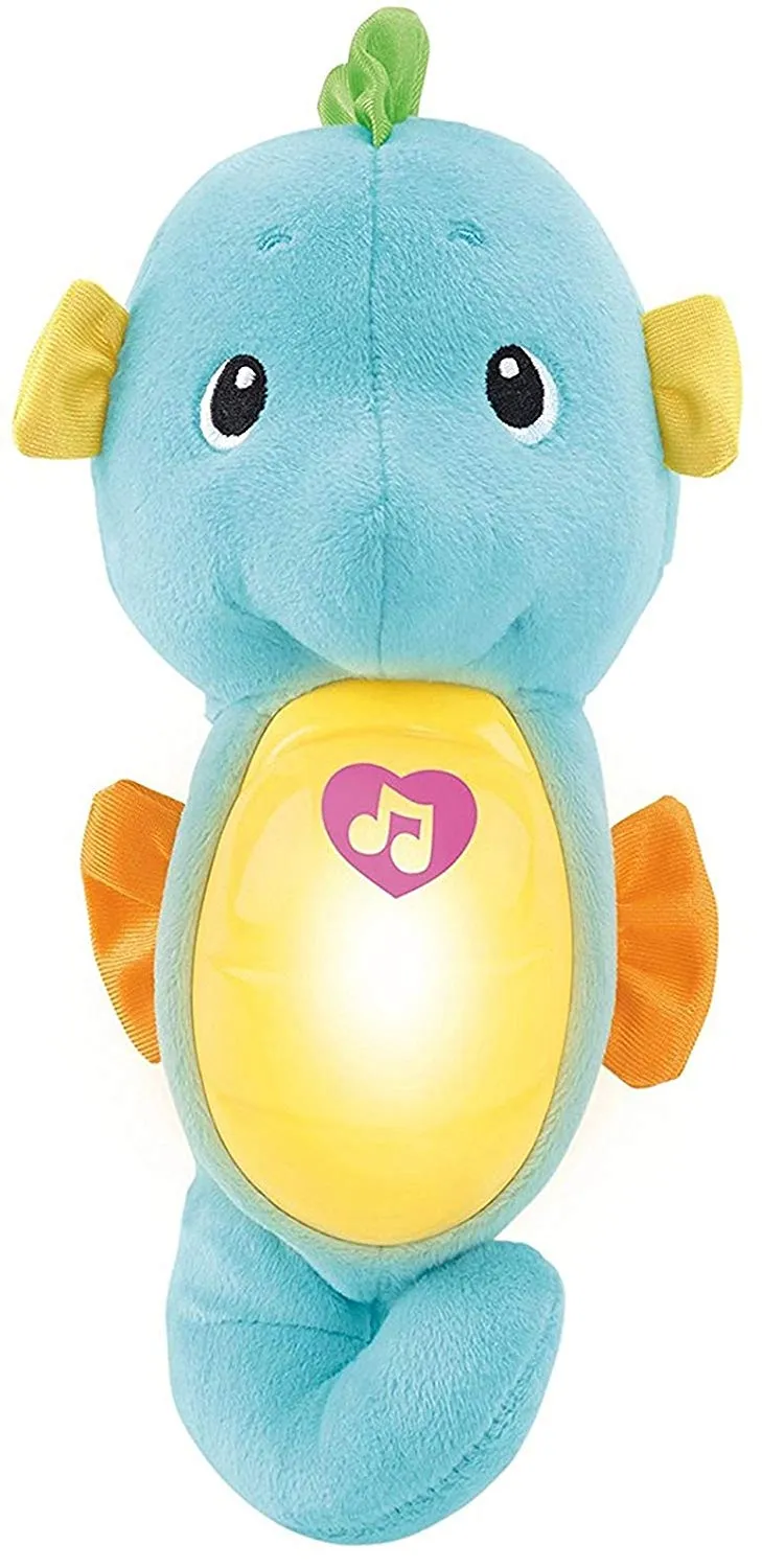 Fisher-Price Soothe & Glow Seahorse, Blue