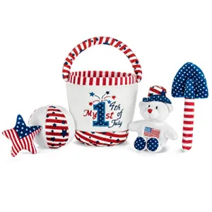 Fourth of July - Independence Day - Soft Sand Bucket Playset