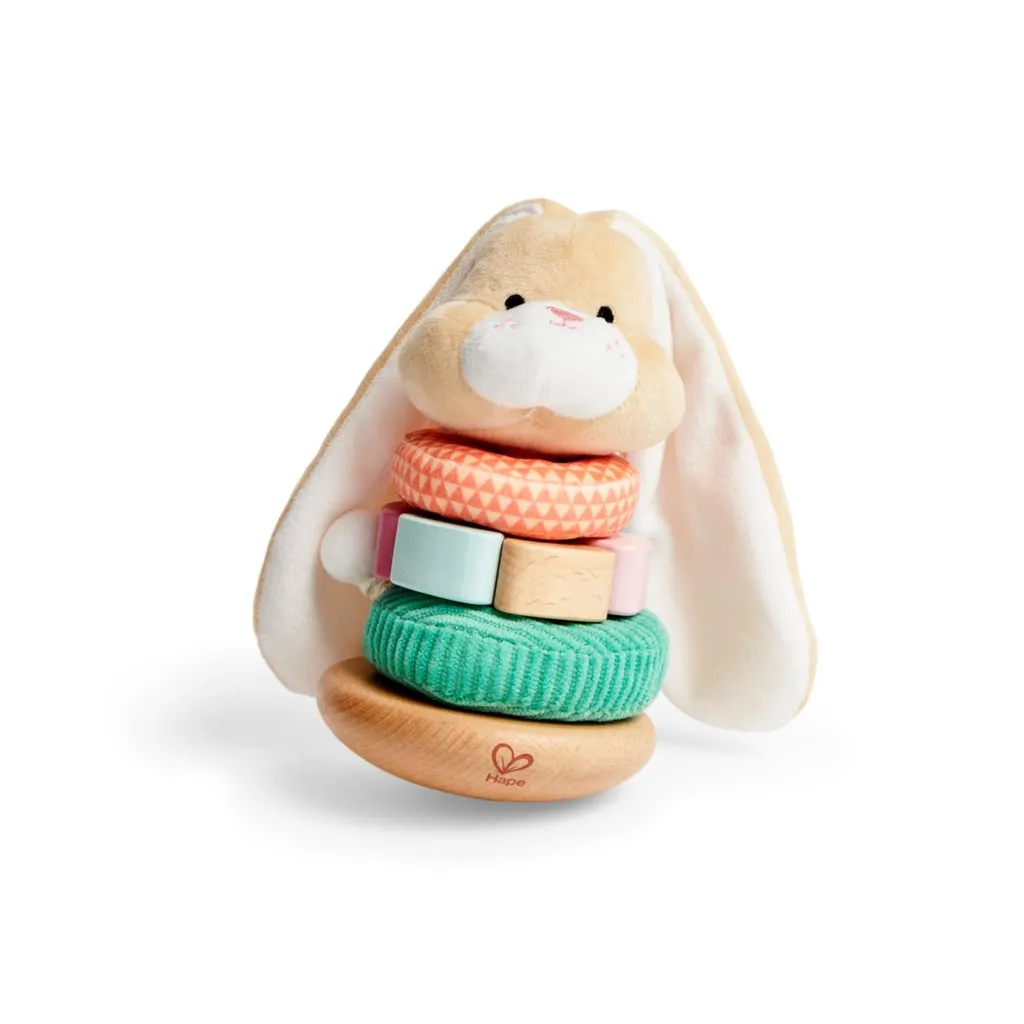 Hape Soft Bunny Stacker Baby Toy