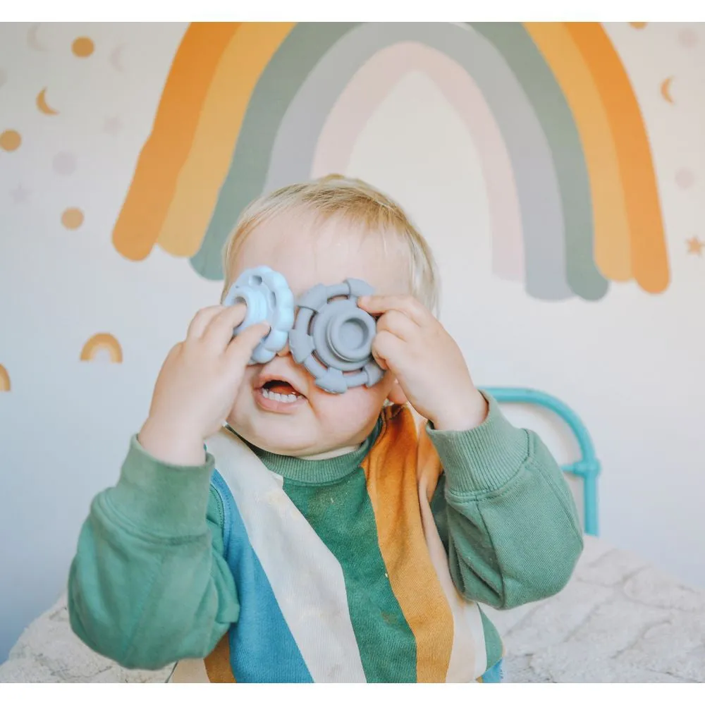 Jellystone Designs Rainbow Stacker & Teether - Ocean