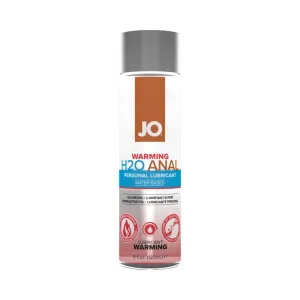 JO H2O Anal Warming Water-Based Lubricant 4 oz.