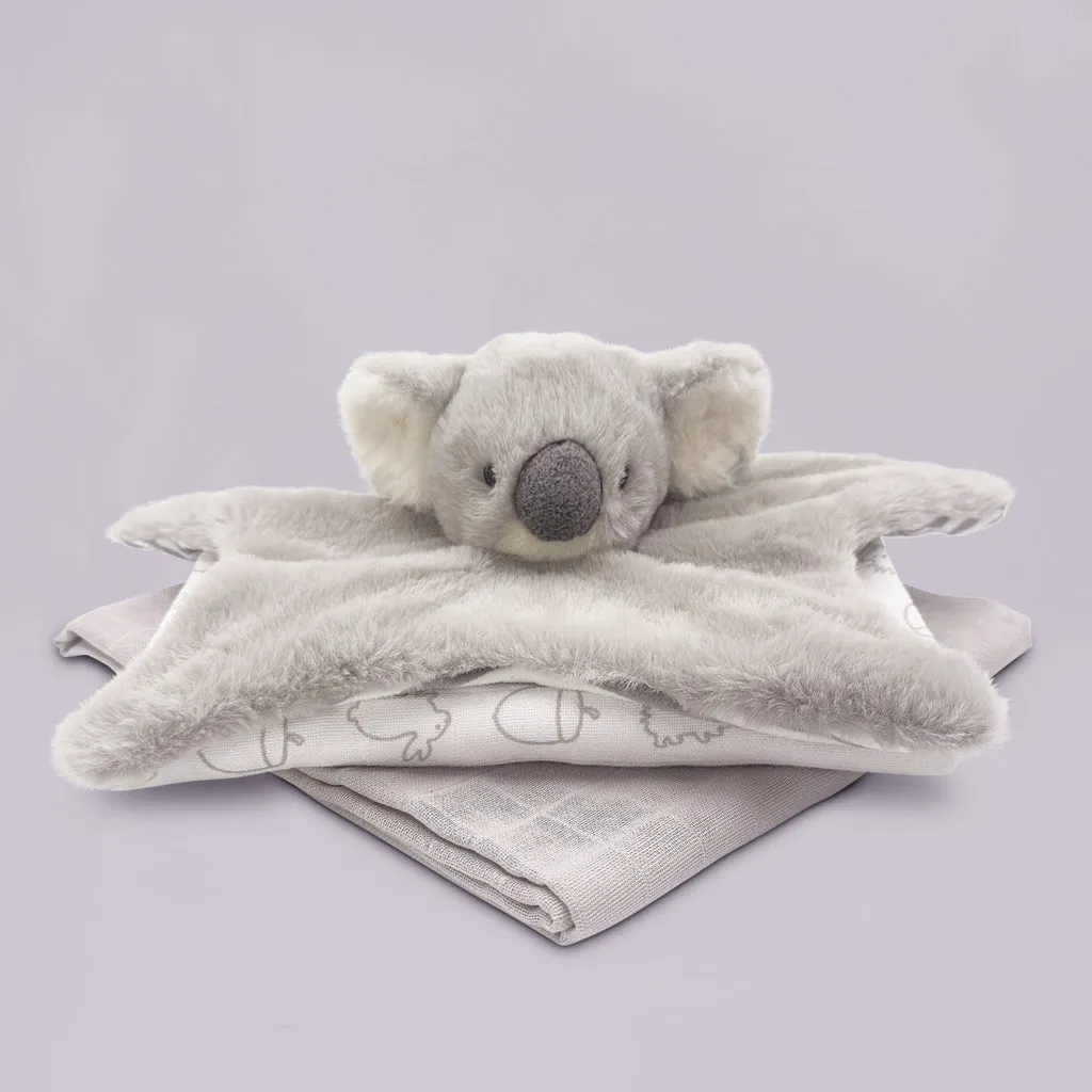 Kodi Koala Comforter with Swaddles New Baby Gift Set