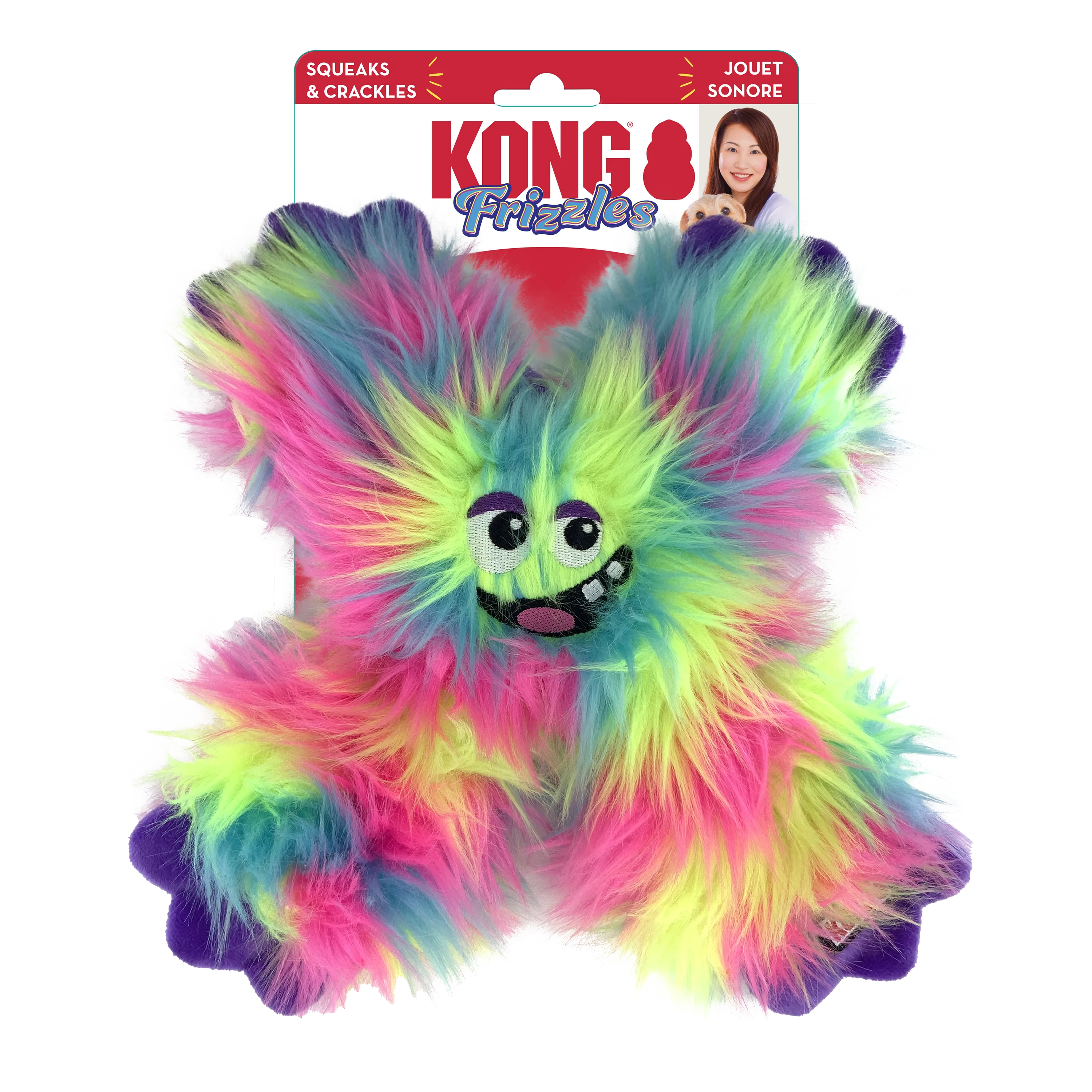 Kong Frizzles Spazzle Dog Toy (Medium)