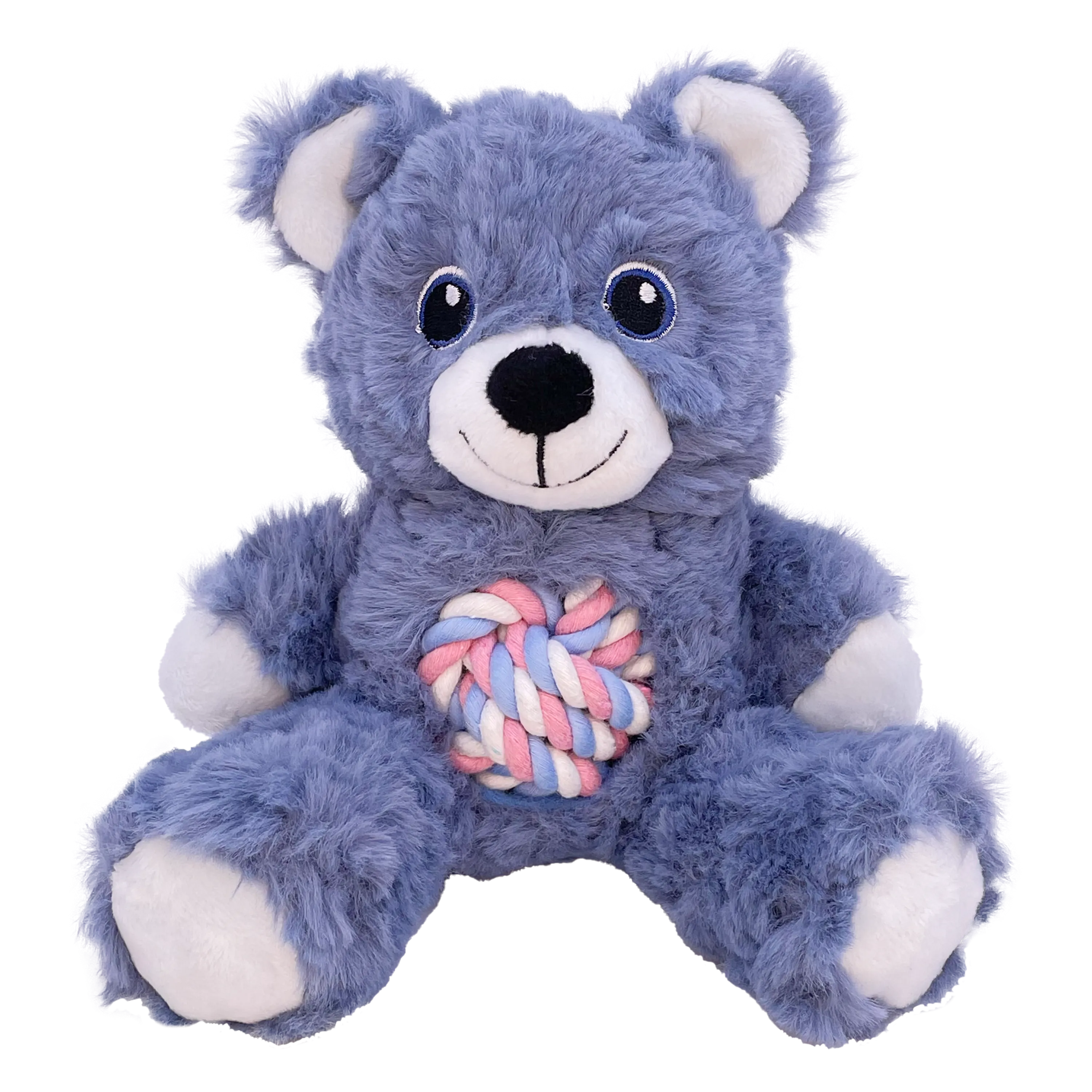 KONG Teddy Assorted Dog Toy (Small Blue)