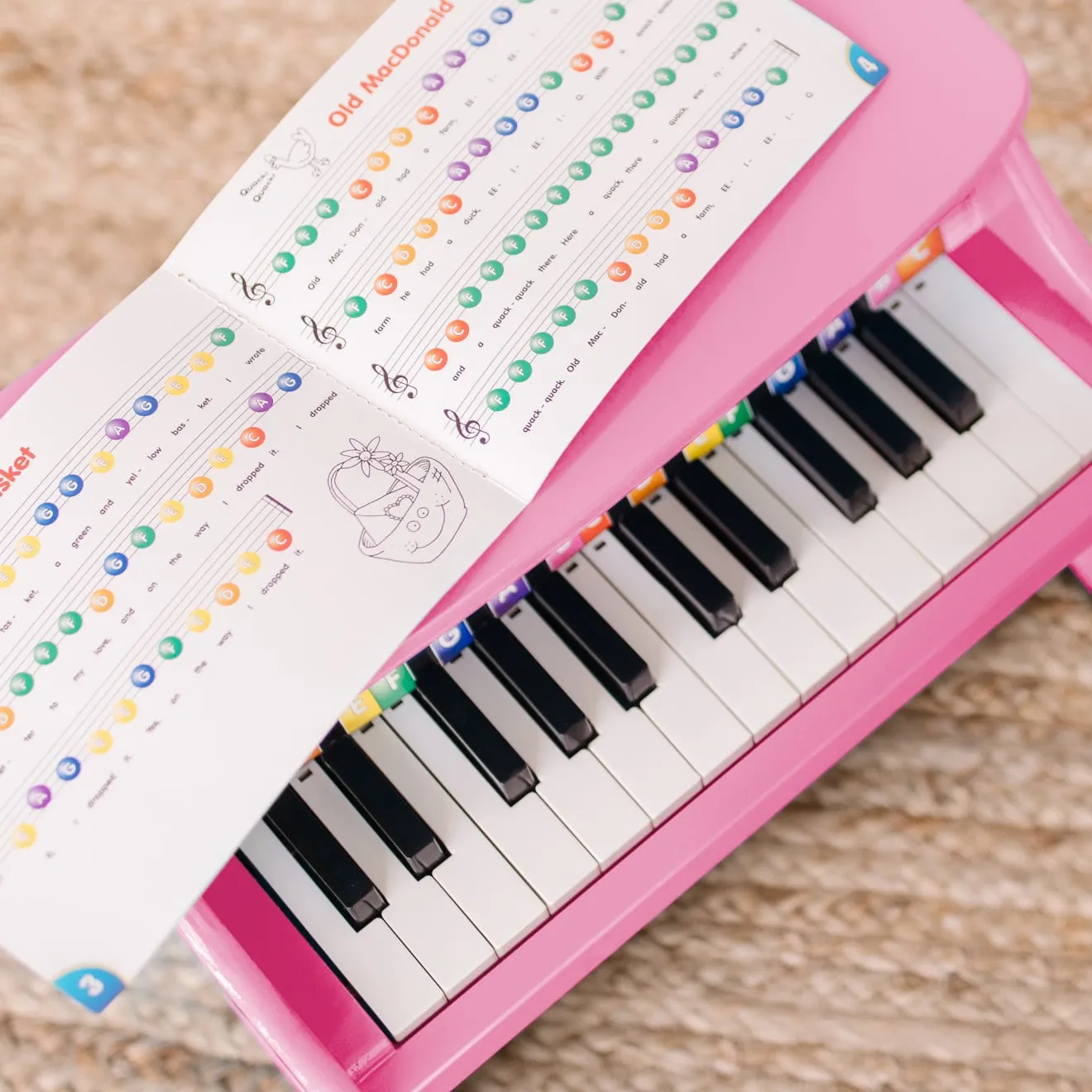 Learn-to-Play Pink Piano