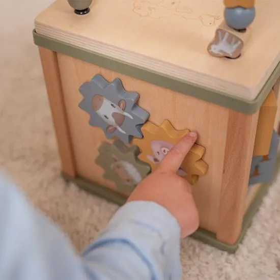 Little Dutch, Wooden Activity Cube, Little Farm