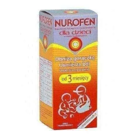 NUROFEN suspension 100ml for children, strawberry