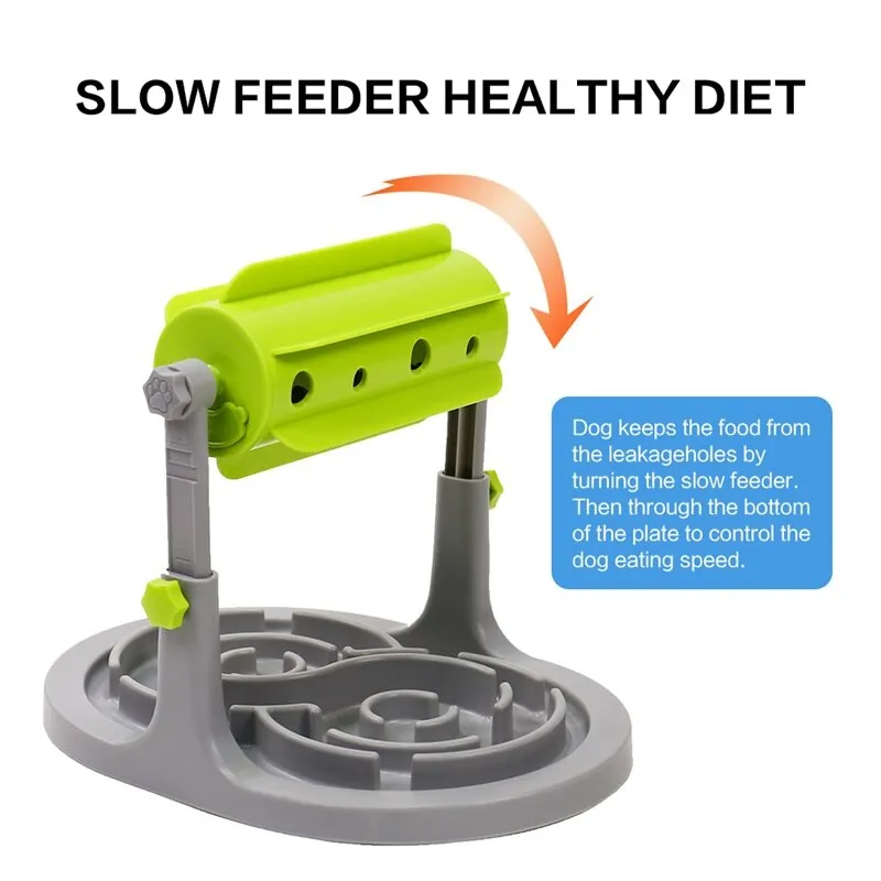 Petshy Pet Dog Interactive Toys Slow Feeders Bowl Healthy Diet Dogs Cats Food Feeder Foraging Toy Pets Food Treat Feeder Ball