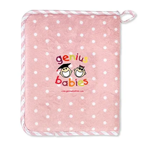 Pink Fleece Baby Girl Photo Album (Holds 15 Photos)