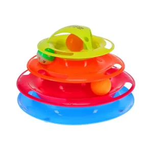 Scream Triple Layer Orb Tower Cat Toy